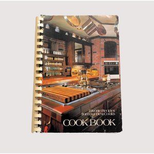 Favorite Recipes from our Best Cooks Cookbook 1981 Christian Temple Spiral PB